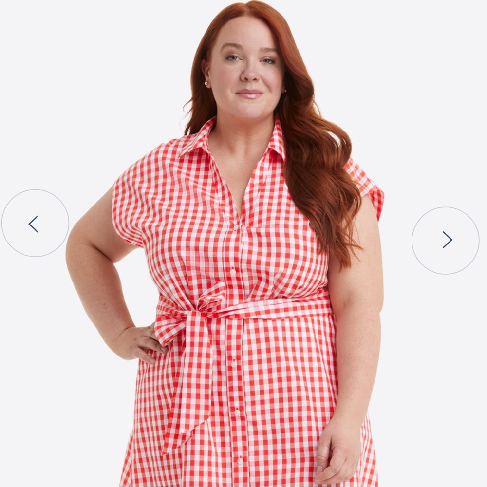 Draper James Trisha Shirtdress in Poppy Red Gingham / Brand New w/ Tags! ❤️